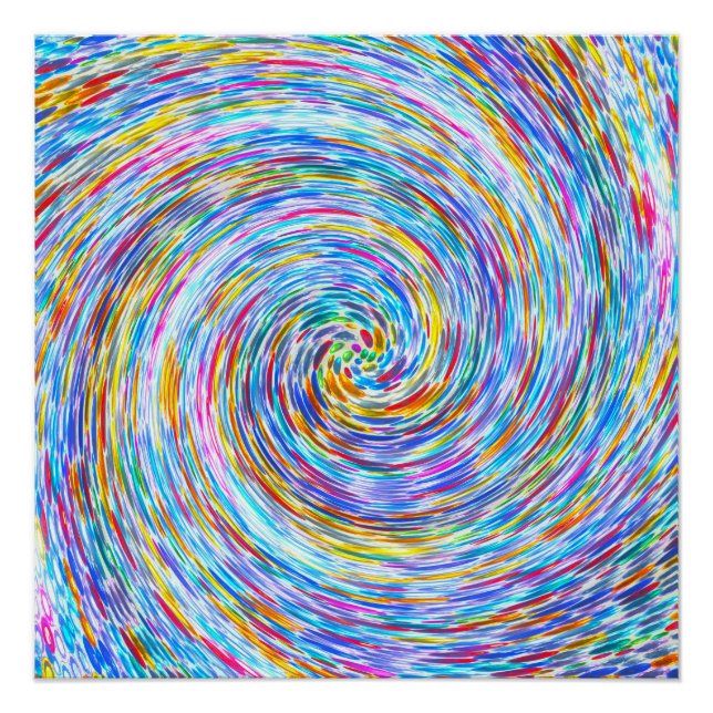Pôster Cartaz Perfeito RhineStone Swirl (Frente)