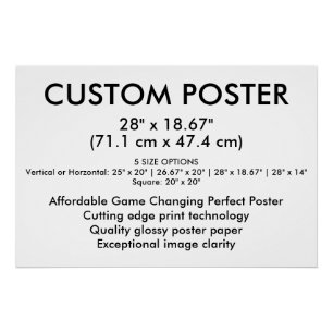 Pôster Cartaz Personalizado Brilhante Paisagem 71,1 cm x