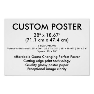 Pôster Cartaz Personalizado Brilhante Paisagem 71,1 cm x 