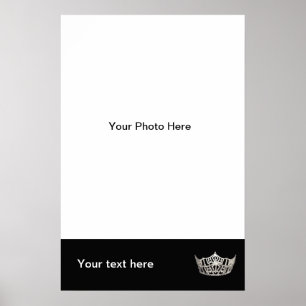 Poster Cartaz Personalizado da Rainha do Concurso