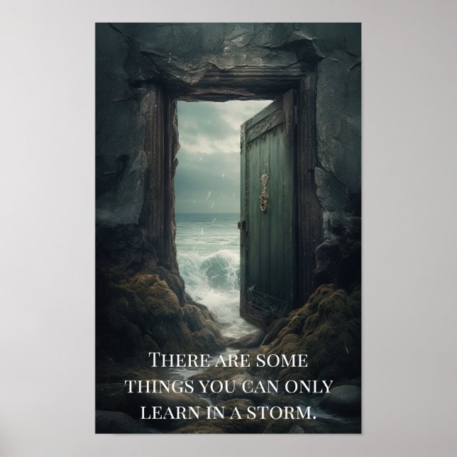 Poster Cartaz - Portal para a Porta do Oceano Gerado por  (Frente)