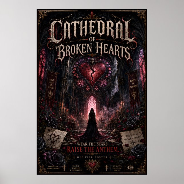 POSTER CARTAZ POSTAL DA CATEDRAL (Frente)