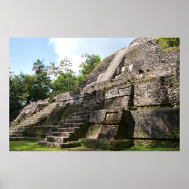 Poster Cartaz postal Lamanai, Belize