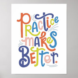 Poster Cartaz Prática Melhora