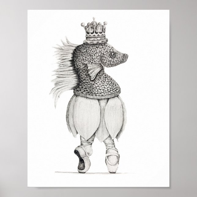 Poster Cartaz "Princesa Fisherina"  (Frente)