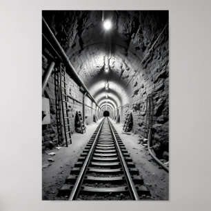 Poster Cartaz Procurando Luz Além do Túnel