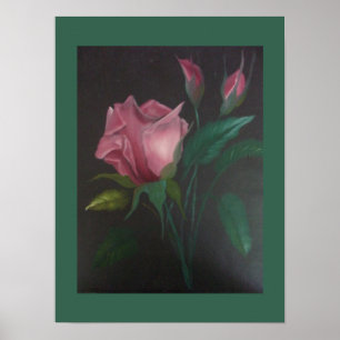 Poster Cartaz Rosa Rosa e Rosebud