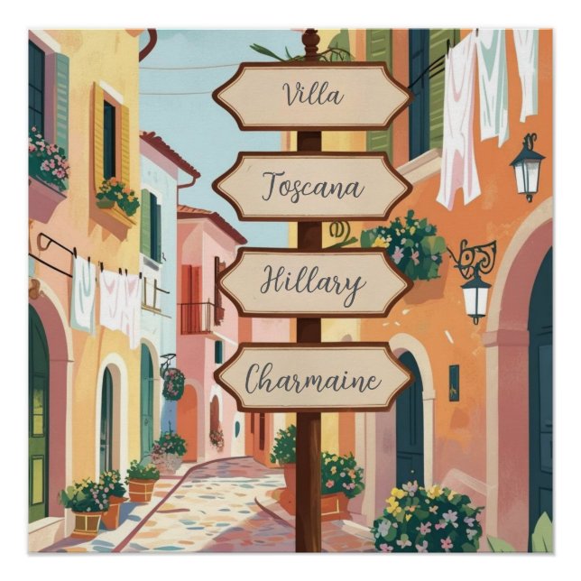 Pôster Cartaz Russo Personalizado - Manutenção da Família (Frente)