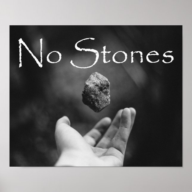 Poster Cartaz Sem Pedras (Frente)