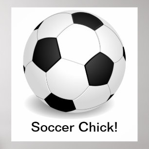Pôster Cartaz "Soccer Chick"