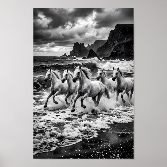 Poster Cartaz Stormbound Lipizzaner Dreamscape (Frente)