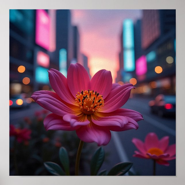 Poster cartaz Sunrise Bloom (Frente)