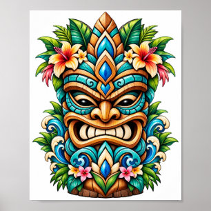 Poster Cartaz Tiki da Lagoa Vine