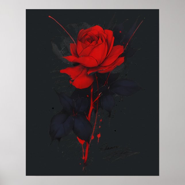 Poster Cartaz Trash Polka Rosa (Frente)