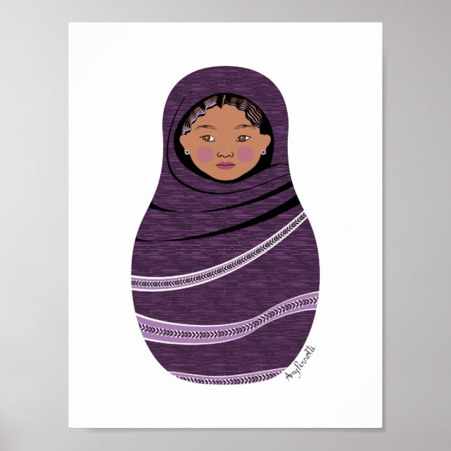 Poster Cartaz Tuareg Matryoshka (Frente)
