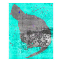 Cartaz Turtle Teardrop 16 x 10