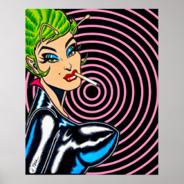 Poster Cartaz Vana DeVinyl™/Cosmic Swirl