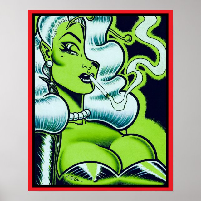 Poster Cartaz Vana DeVinyl™/Dangerous Dame (Frente)