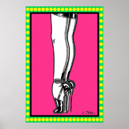 Poster Cartaz Vana DeVinyl™/Meias e Saltos Altos