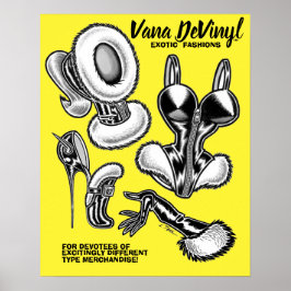Poster Cartaz Vana DeVinyl™/Modas Exóticas
