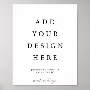 Poster Cartaz Vertical/Retrato 8x10"