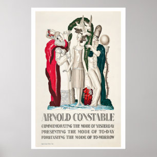 Poster Cartaz Vintage Art Deco de Jean Dupas - Enquadrado