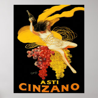 Poster Cartaz Vintage Asti Cinzano de Cappiello
