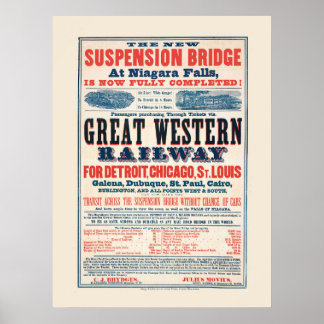 Poster Cartaz Vintage da Great Western Railway