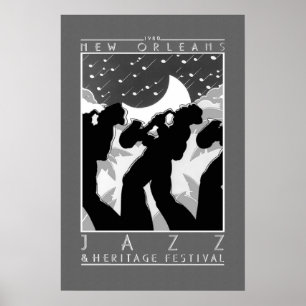 Pôster Cartaz Vintage de Jazz