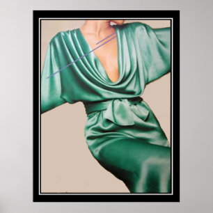Pôster Cartaz Vintage de Moda