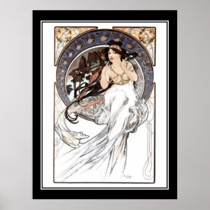 Pôster Cartaz vintage francês Alphonse Mucha