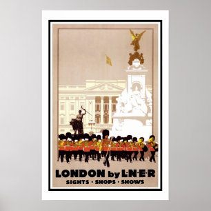 Pôster Cartaz Vintage Londres Por L.N.E.R