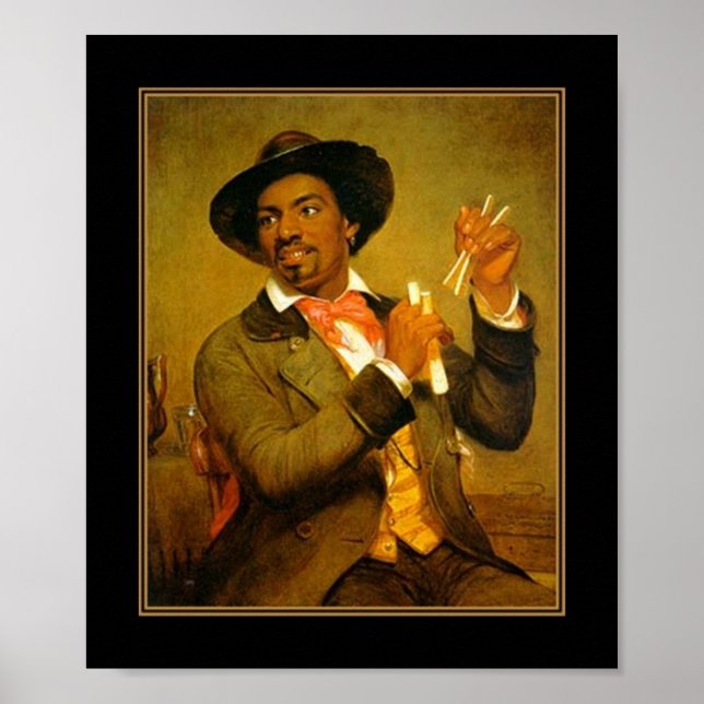 Pôster Cartaz Vintage The Bone Player 2 (Frente)