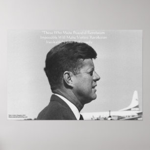 Poster Cartazes de Citações da "Revolução Pacífica" de JF