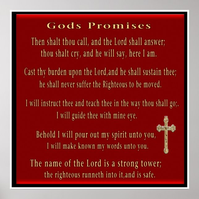 Pôster cartazes de escrituras (Frente)