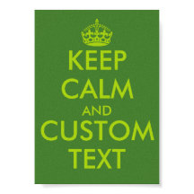 Cartazes KeepCalm verde maçã | Texto personalizado