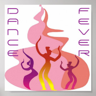 Poster Carteira 11x11 da febre da dança