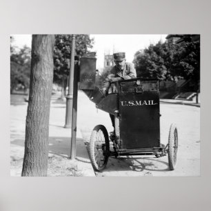 Pôster Carteiro da motocicleta: 1912