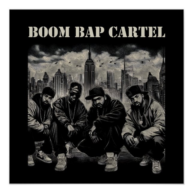 Pôster Cartel Boom Bap (Frente)