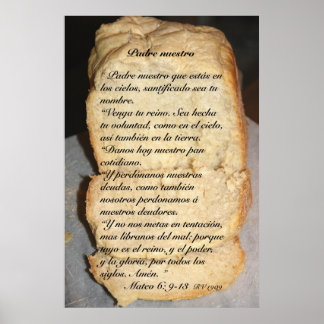 Pôster Cartel do padre Nuestro