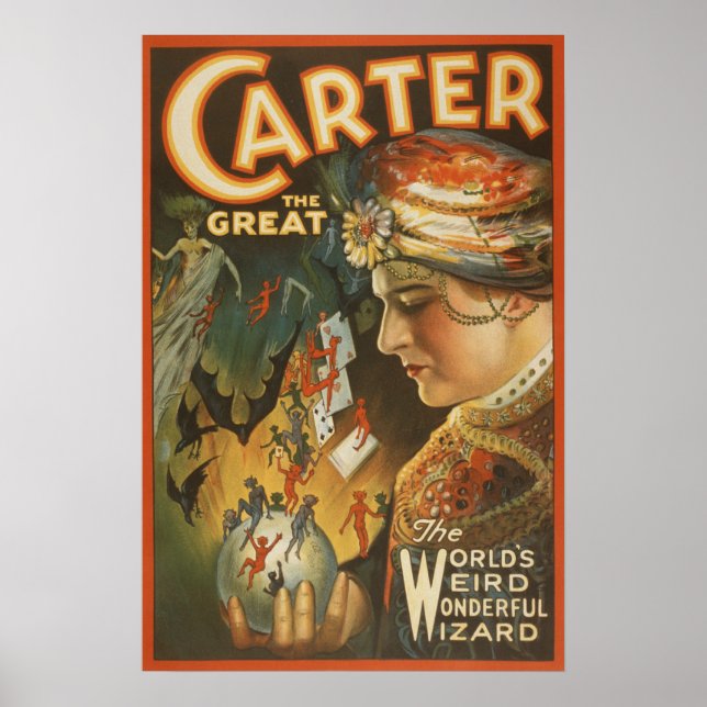 Poster Carter o Excelente - O Feiticeiro Estranho do Mund (Frente)