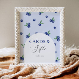 Poster Cartões de aniversário e presentes de Blueberry Be