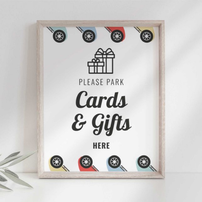 Poster Cartões de Aniversário e Sinal de Presentes (Criador carregado)