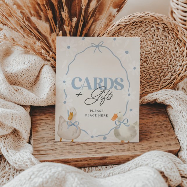 Poster Cartões de coquete e presentes do Bobo azul (Criador carregado)