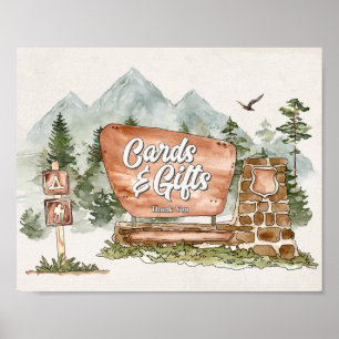 Poster Cartões de festa de aniversário do Parque Nacional