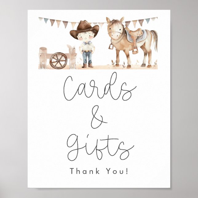 Poster Cartões De Festa de aniversário E Presentes De Gar (Frente)