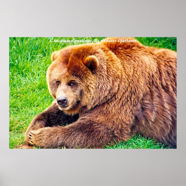 Poster Cartões de natal Meu Coletor de Caça (Frente)