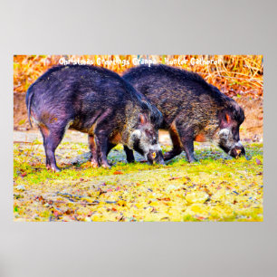 Poster Cartões de natal Vovô Hunter Gatherer