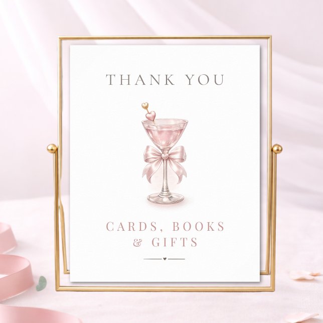 Poster Cartões de Presentes para Chás de Bebê Pink Tini O (Criador carregado)
