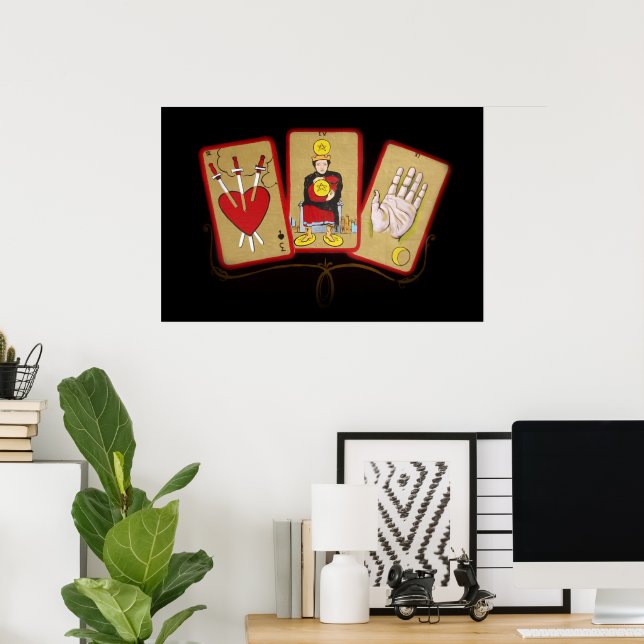 Poster Cartões de Tarot (Escritório em casa)